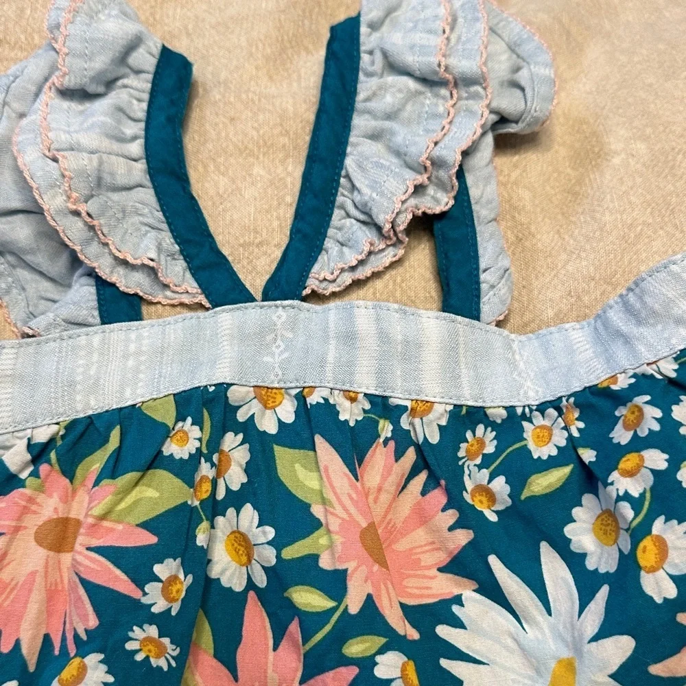 Matilda Jane Teal and Pink Floral Kids Set